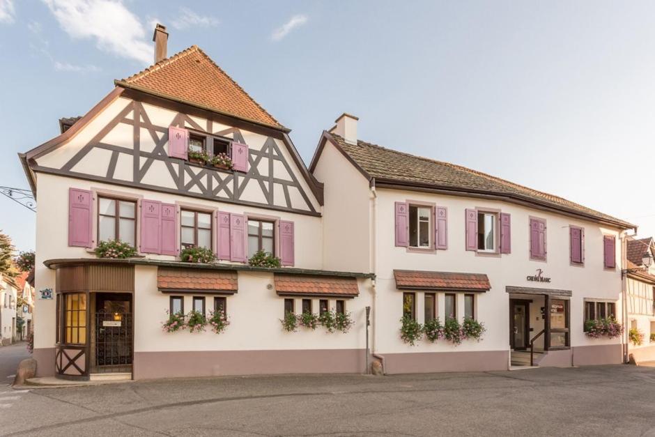 Auberge Du Cheval Blanc Depuis 1785 Westhalten Kültér fotó